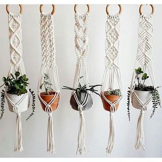[Có sẵn] Macrame Dây treo chậu cây, mành dây macrame treo chậu cây RẺ ĐẸP