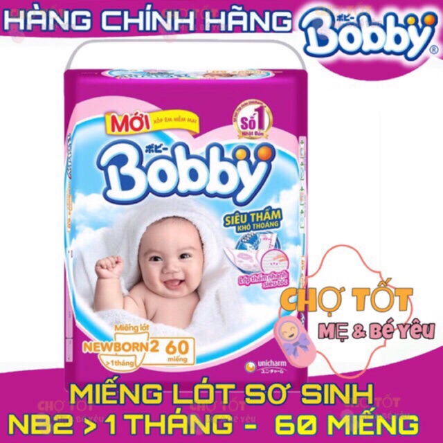 COMBO 2 MIẾNG LÓT SƠ SINH NEWBORN 2 60 MIẾNG DƯỚI 6KG