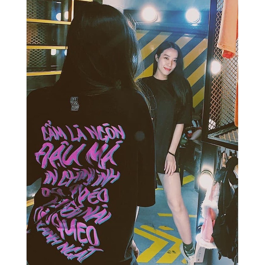 Áo Thun Nam Nữ Tay Lỡ Unisex Oversize Form Rộng Basic Tee Hình Typography bánh