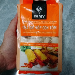 Chả giò xốp con tôm Famy 500g (20 cuốn)