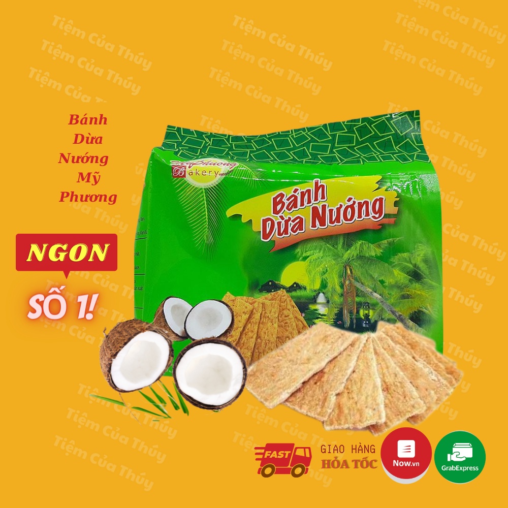 Bánh dừa nướng Mỹ Phương 170gr/ gói  [combo 5 gói]