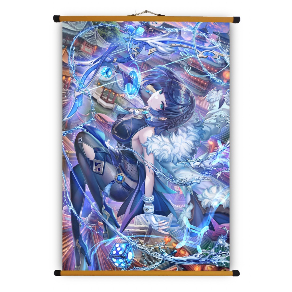 Poster Vải Yelan Genshin Impact
