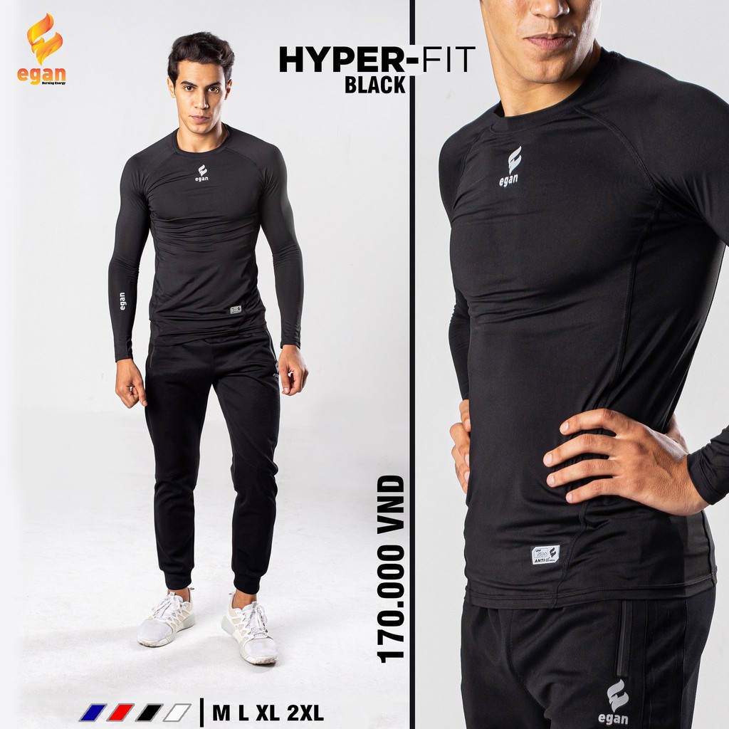 Áo Body Thể Thao Tay Dài Hyper-Fit Chống Tia UV
