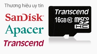 Thẻ Nhớ MicroSDHC 16GB Transcend C10