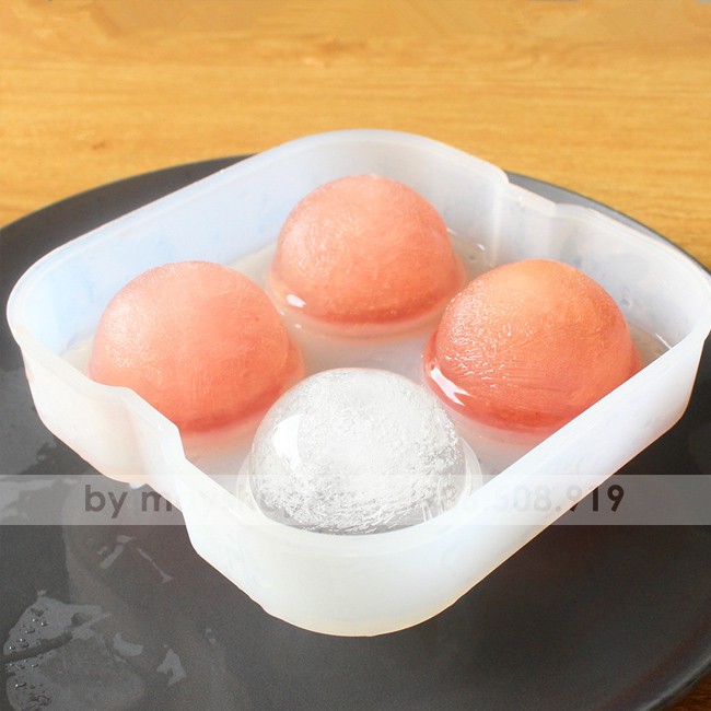 Khuôn Mochi 4 ô silicone