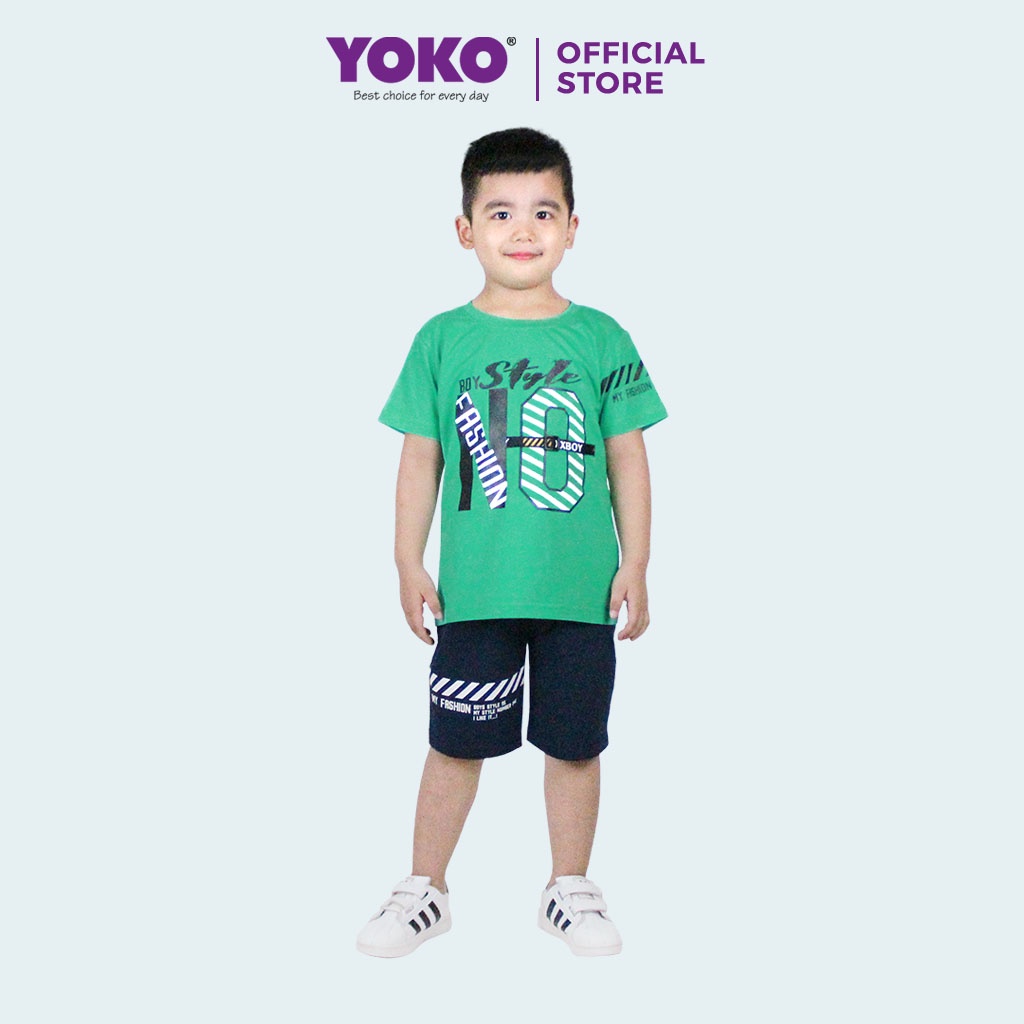 Bộ Quần Áo Thun Tay Ngắn Bé Trai (1-5 Tuổi) YOKO KID'S FASHION 20445T