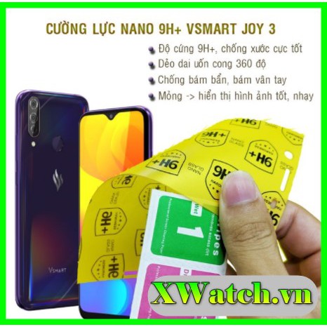 Cường lực dẻo nano Vsmart Joy 3 / Joy 4 / Joy 2 / Joy 2+ Star 3 Star 4 Star 5 Active 1 Active 3 .. siêu bền