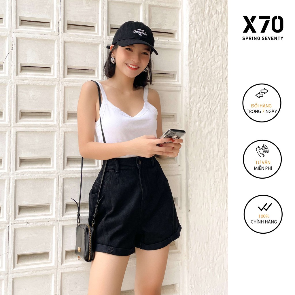 Quần Shorts Jean Nữ Thiết Kế Thời Trang X70 - 04520007