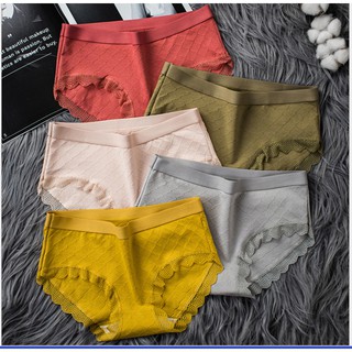 Quần lót nữ 100% cotton ép viền kháng khuẩn - quần lót cotton d111