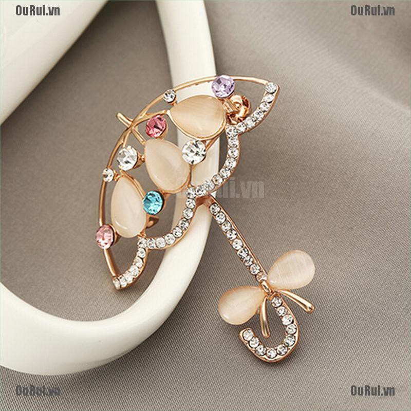 Ghim Cài Áo Hình Cây Dù Phong Cách Hàn Quốc Cho Nữ