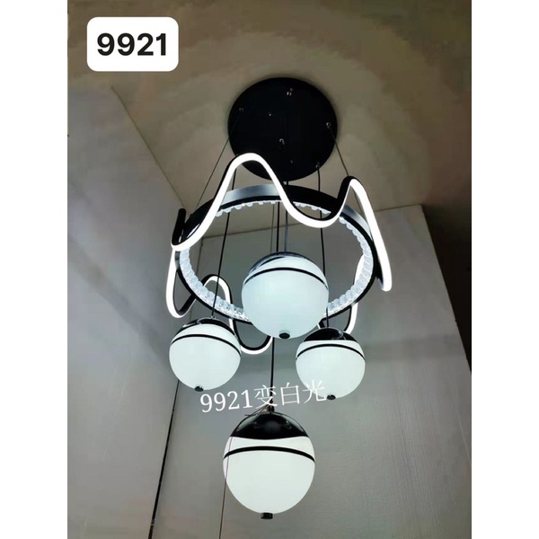 Đèn thả bàn ăn  - đen  thả trần -   đèn thả trang phòng bếp, bảo hành 24 tháng