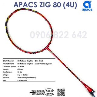 VỢT CẦU LÔNG APACS ZIG 80