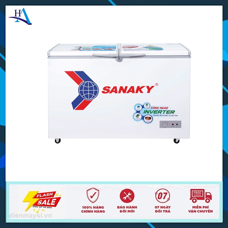 Tủ đông Sanaky Inverter 270 lít VH 3699A3 (Miễn phí giao tại HCM-ngoài tỉnh liên hệ shop)