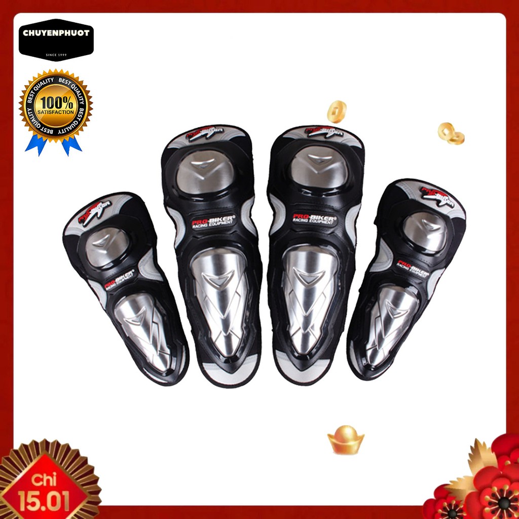 GIÁP PROBIKER RACING EQUIPMENT DÀI CAO CẤP BẢO VỆ KHỚP TAY CHÂN ĐI PHƯỢT