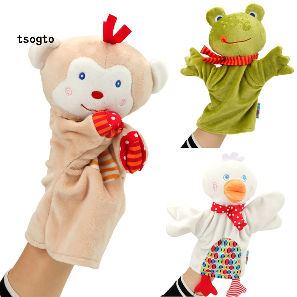 Tsogto_Cute Cartoon Animals Hand Puppet Doll Funny Interactive Plush Toys  Kids Gift | Shopee Việt Nam