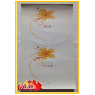 Decal dán nhãn đĩa CD - DVD (1 Tờ dán 2 đĩa)