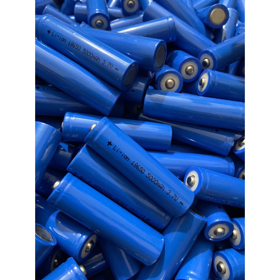 Pin sạc mã 18650 - 5000mAH, 3,7V dùng cho MIc đa năng, sạc dự phòng, tăng đơ, quạt mini.vv