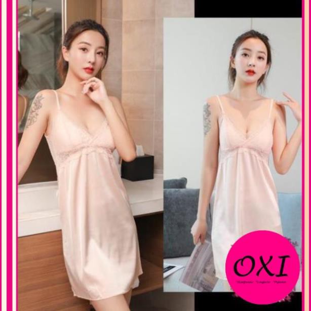 [  Siêu Đẹp- LOẠI I] [CÓ ĐỆM NGỰC] Váy ngủ cao cấp - đầm ngủ gợi cảm B1034