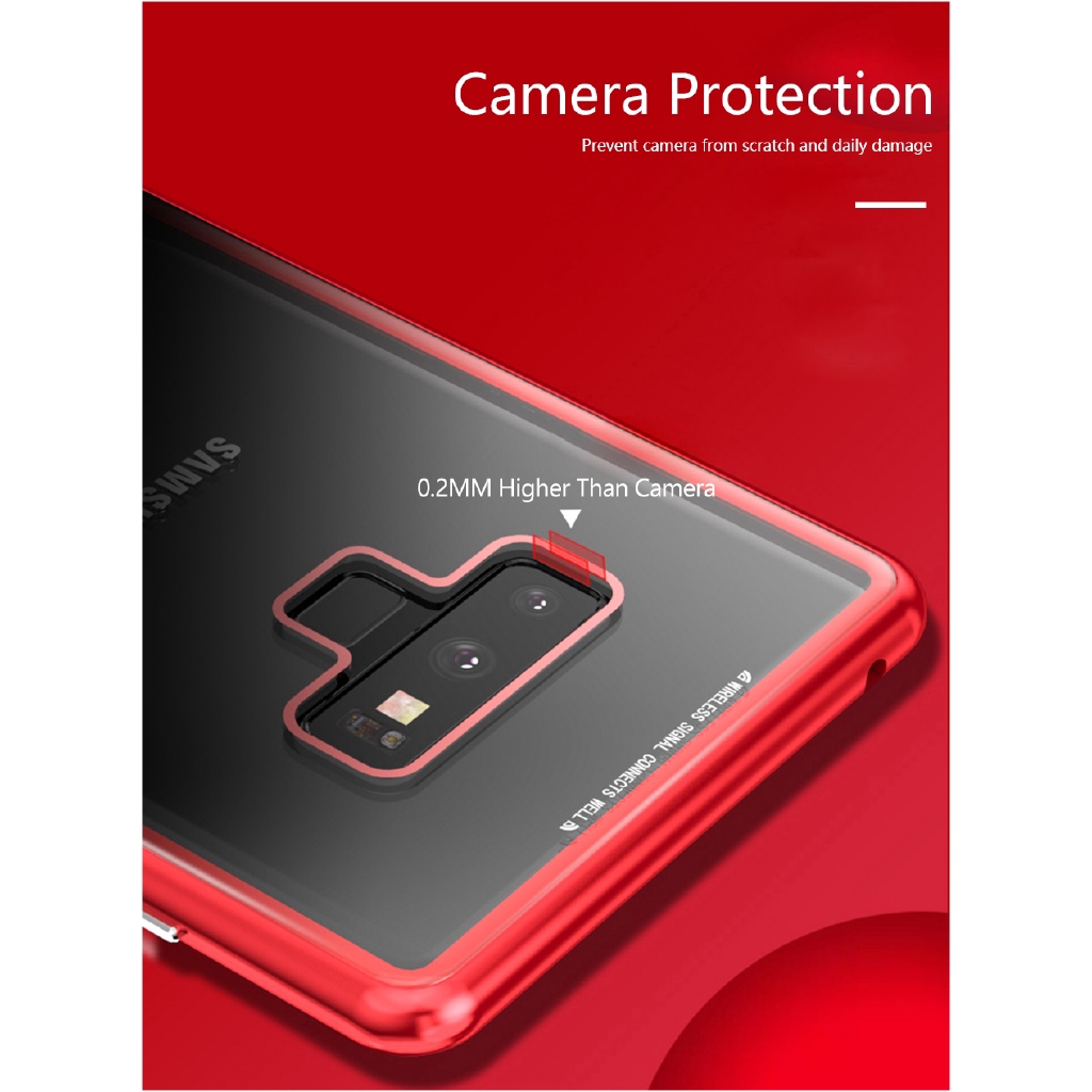 Ốp điện thoại kết hợp kính cường lực chuyên dụng cho Samsung Note 9 | BigBuy360 - bigbuy360.vn