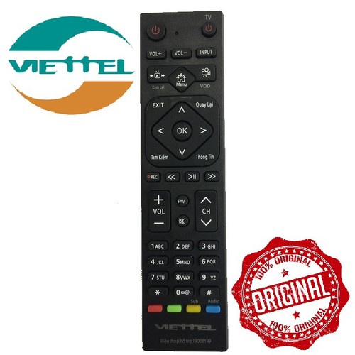
                        Điều khiển Viettel - Remote đầu thu Viettel Hàng chính hãng giá rẻ nhất
                    