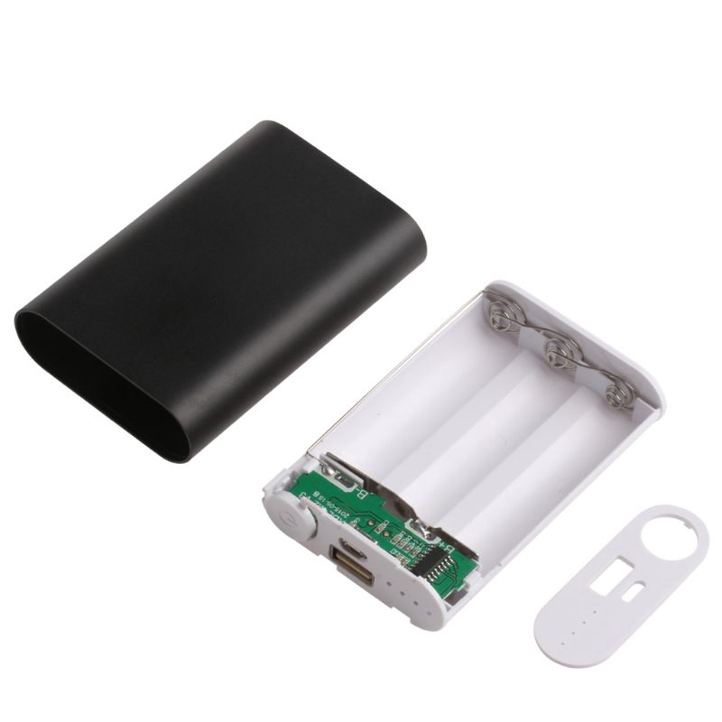 Aluminum 5V 1A Power Bank Case Kit 3X 18650 Battery Charger Box for Cell Phone