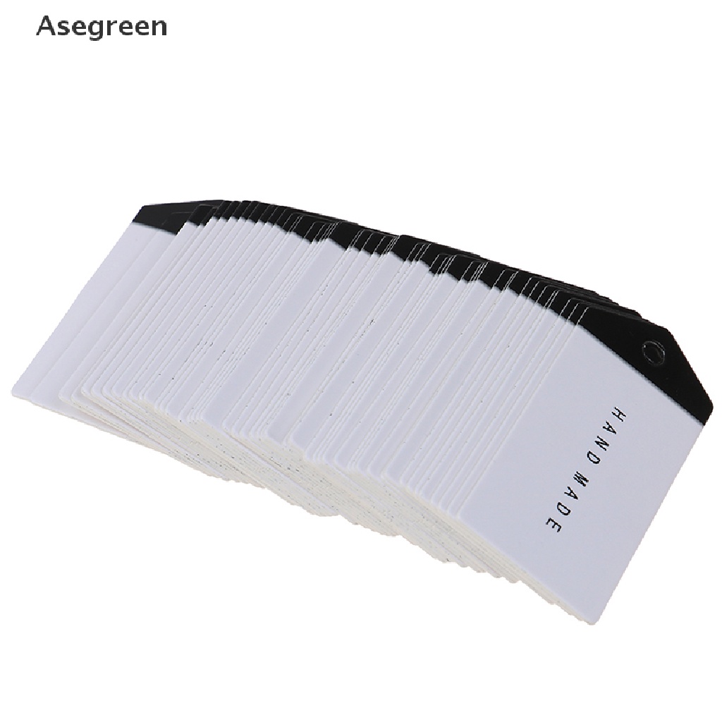 Bộ 100 Nhãn Giấy kraft Nhiều Màu Sắc Dùng Trang Trí DIY