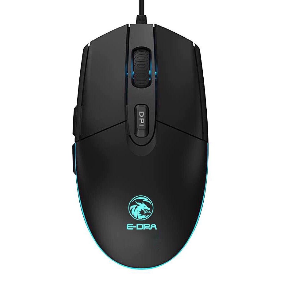 Chuột chơi game, Led RGB Chính hãng E-Dra EM6102, BH 1 đổi 1, 12 Tháng Toàn Quốc - Gaming Mouse Edra 6102 RGB Led