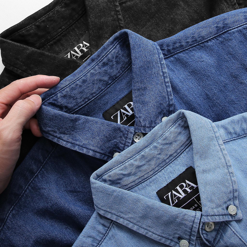 Áo sơ mi jeans -khoác jeans cực bụi bặm[hình thật] | BigBuy360 - bigbuy360.vn