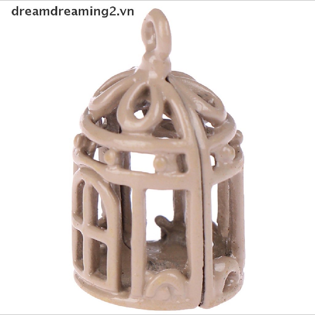 Lồng Chim Kim Loại Thu Nhỏ Tỉ Lệ 1: 12 Trang Trí Nhà Búp Bê