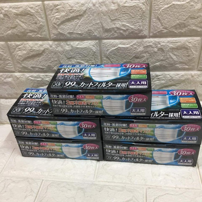 [FREESHIP 99k, SALE SỐC] Set 30 khẩu trang chống ô nhiễm Seiwa-pro [HÀNG CHÍNH HÃNG | BigBuy360 - bigbuy360.vn