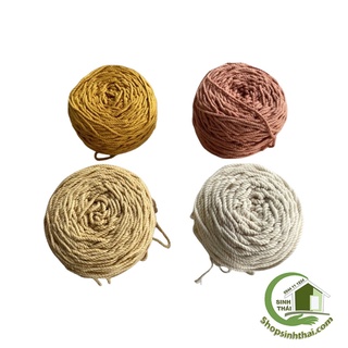 Dây thừng mềm - dây thừng se Macrame cotton dày 7mm - Chọn loại