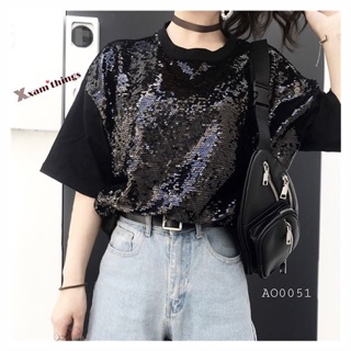 Order - áo thun lấp lánh Ulzzang AO0051