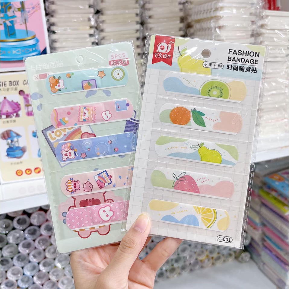 Băng cá nhân, băng keo cá nhân hình dễ thương cho bé