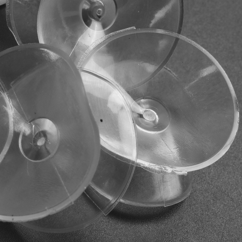 10 Pcs Double Sided Suction Cup - Sucker Pads for Glass, Plastic - 30Mm Width