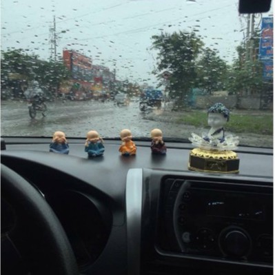 Bộ 4 Tượng Chú Tiểu Tứ Không Gặp May Mắn | BigBuy360 - bigbuy360.vn