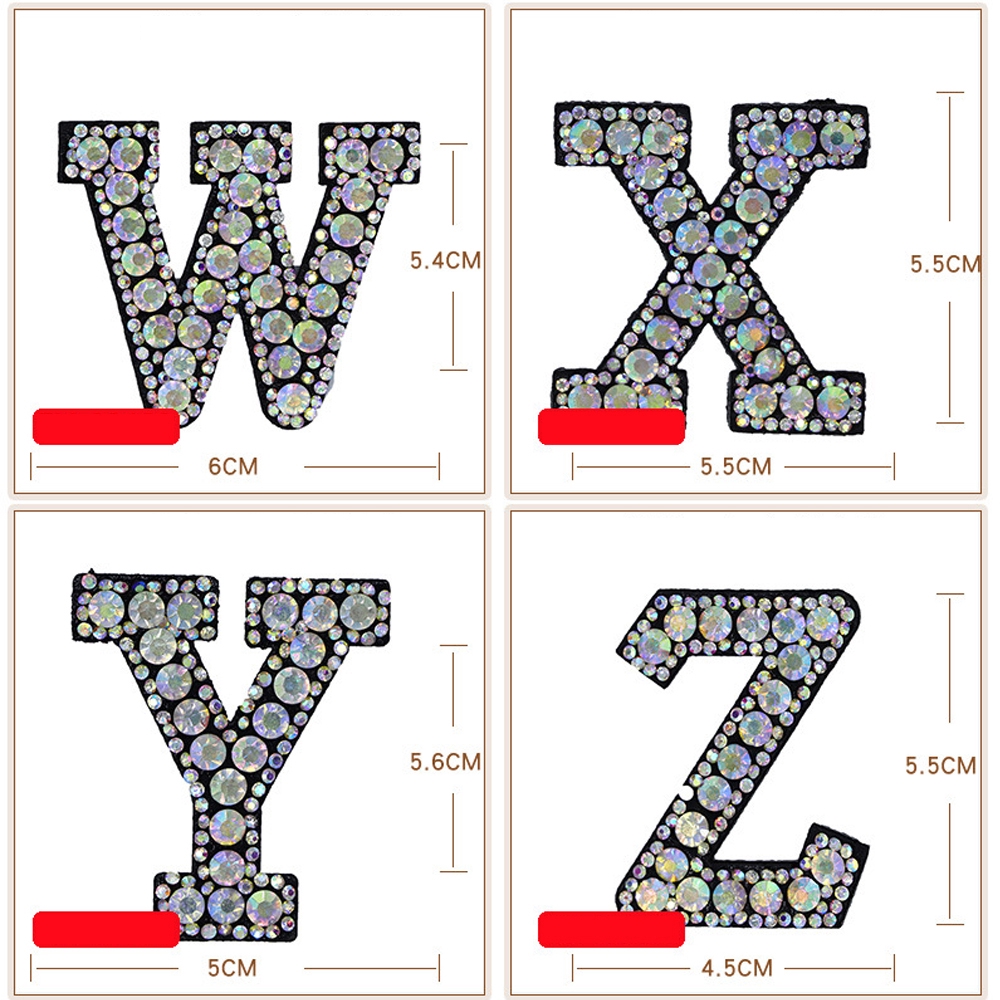 Sticker Ủi Thêu Hình Chữ Cái A-z