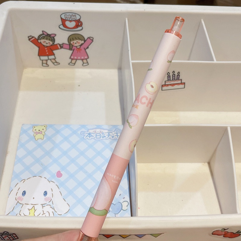 Bút Chì Bấm Ngòi 0.5mm Màu Hồng Đào Dễ Thương Cho Học Sinh