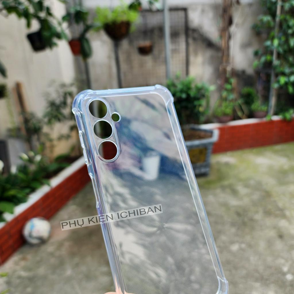 Ốp Lưng Chống Sốc Samsung M14 5G/ M34 5G/ M54 5G, Galaxy M23 5G/ M33 5G/ M53 5G Dẻo Trong Suốt, Có Gờ Bảo Vệ Camera.