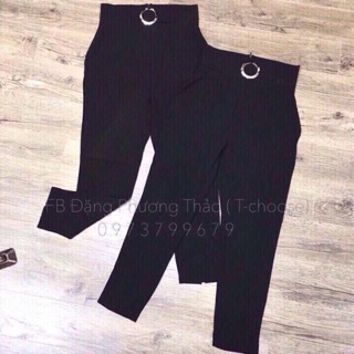 Baggy vải khoá tròn mango