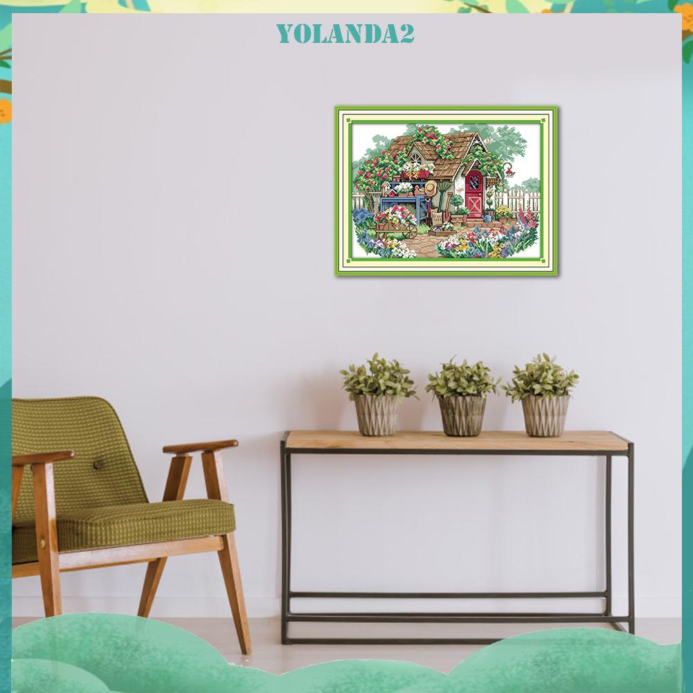 Bộ Dụng Cụ Thêu 14ct Hình Phong Cảnh