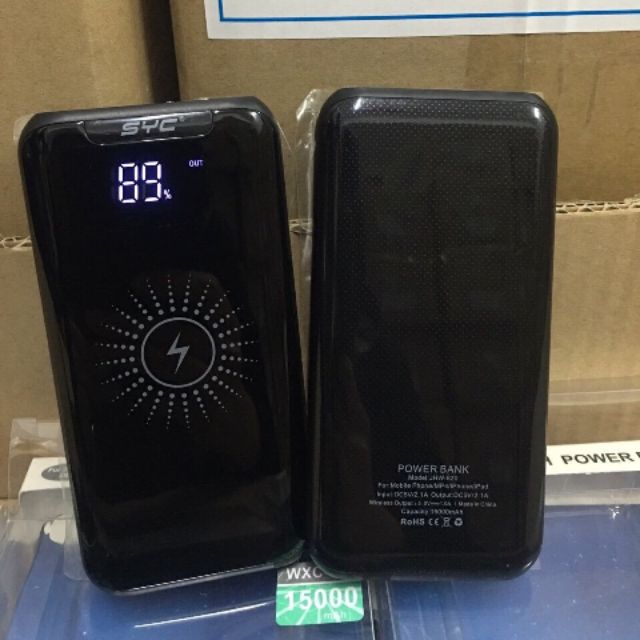 Pin sạc dự phòng không dây 15000mah chính hãng syc