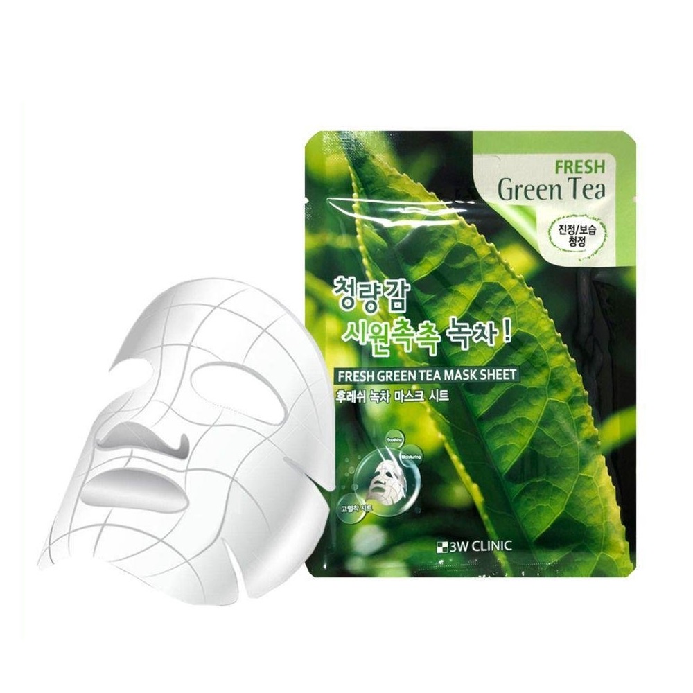 Mặt nạ cấp ẩm, dưỡng da trắng sáng 3W Clinic Fresh Mask Sheet 23ml