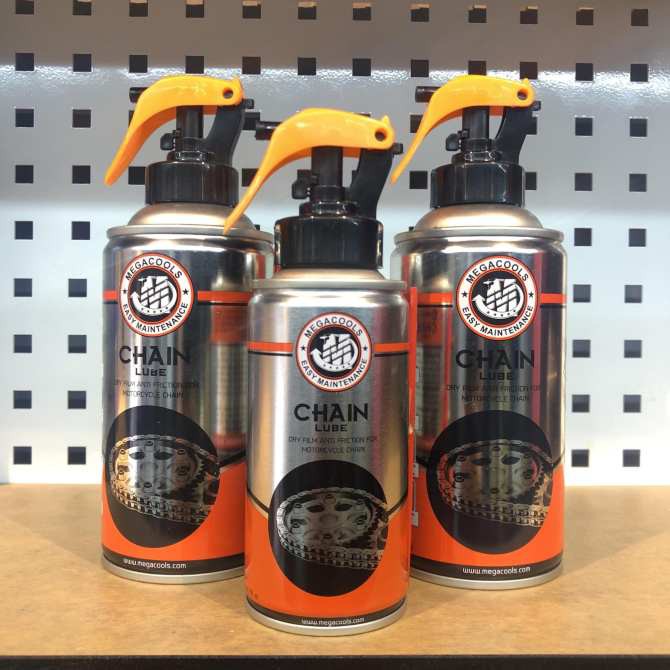 MegaCools Chainlube xịt dưỡng sên chính hãng 300ml , vòi xịt kiểu mới tiện dụng cho mọi loại xe. DoChoiXeMay