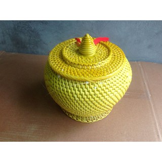 Giỏ ủ trà gỗ, mây, tre đan thủ công