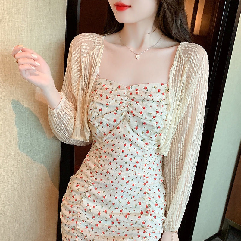 Áo khoác cardigan chống nắng chất liệu chiffon dễ phối đồ thời trang thời trang cho nữ