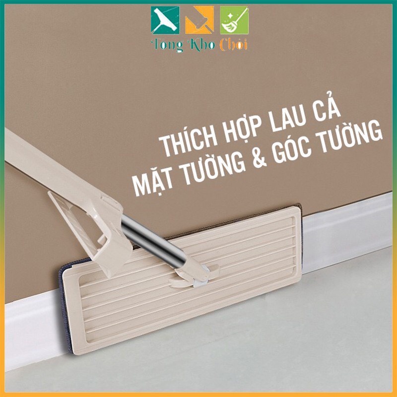 Chổi lau nhà thông minh tự vắt tặng thêm 1 bông lau,Cây lau nhà thông minh