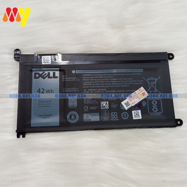 Pin Laptop Dell Vostro 5468 5471 5568 5481 5581 p62f NEW 100%