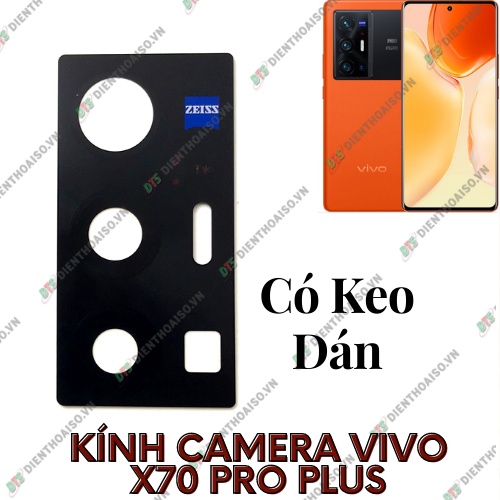 Kính camera vivo x70 pro plus(x70 pro+) kèm keo dán