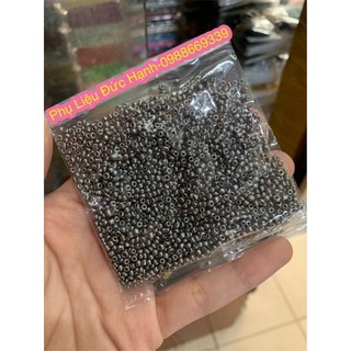 (goi 100g)Hạt cườm tấm nhiều màu