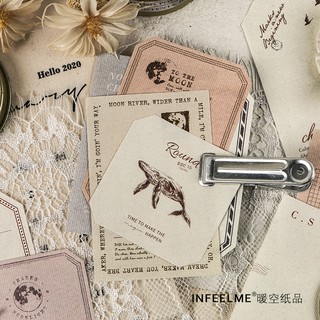(GN015) GIấy note trang trí phong cách vintage x15 tờ